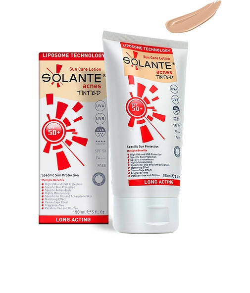 Solante Acnes Tinted SPF 50+ 150 ml