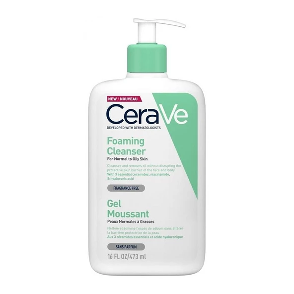 CeraVe Foaming Cleanser Köpüren Temizleyici 473ml