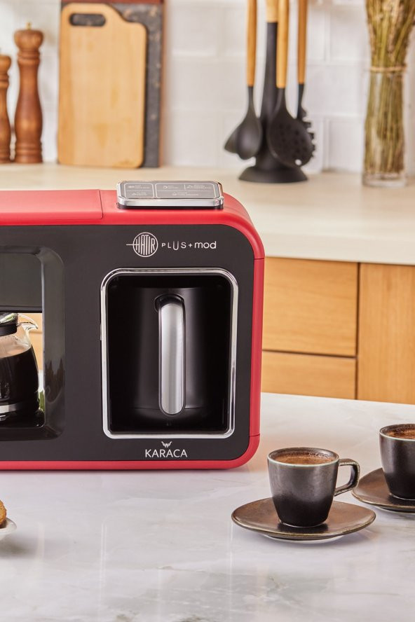 Karaca Hatır Plus Mod 5 In 1 Kahve ve Çay Makinesi Kırmızı - 5