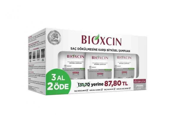 Bioxcin Genesis Kuru Ve Normal Saçlar Için Şampuan 3 Al 2 Öde