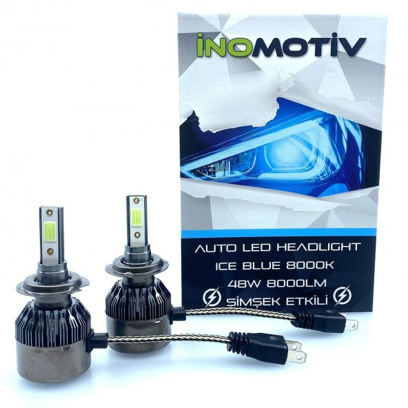 İnomotiv Buz Mavisi H4 Led Xenon