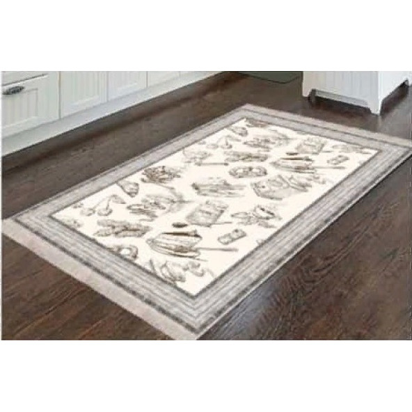 Mutfak Halısı Kaymaz Taban Yıkanabilir 120X180 - 1