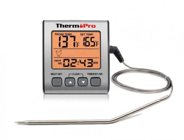 ThermoPro Dijital Problu Et Barbekü Gıda Termometresi - Resim 2