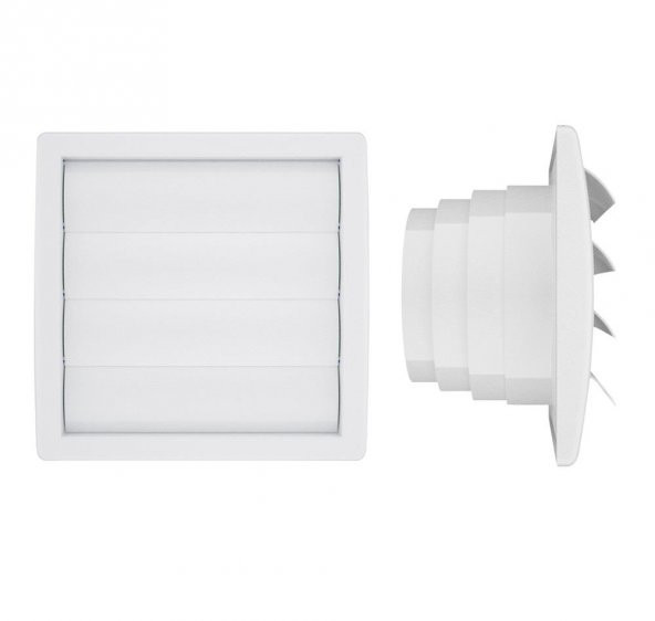 Afs Raksan Geri Akış Panjuru 4 Sabit Çaplı Estetik Tasarım Pratik Montaj Kolay Temizleme AGMair Agm Havalandırma - 3