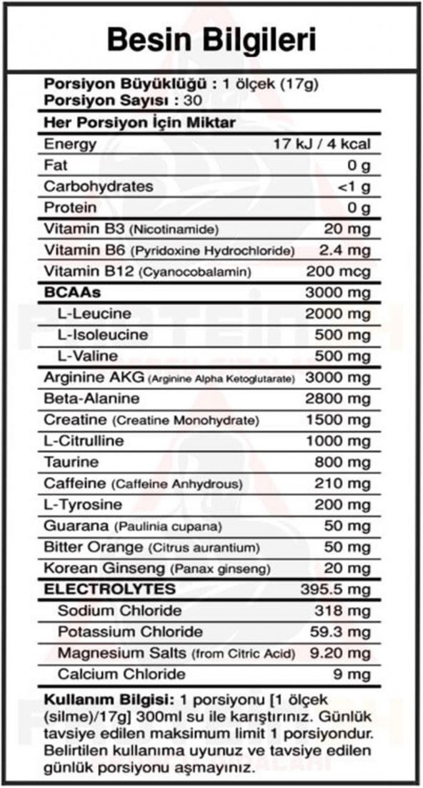 Bigjoy Sports Predator 510Gr 30 Servis Karpuz Aroma Pre-Workout - 2