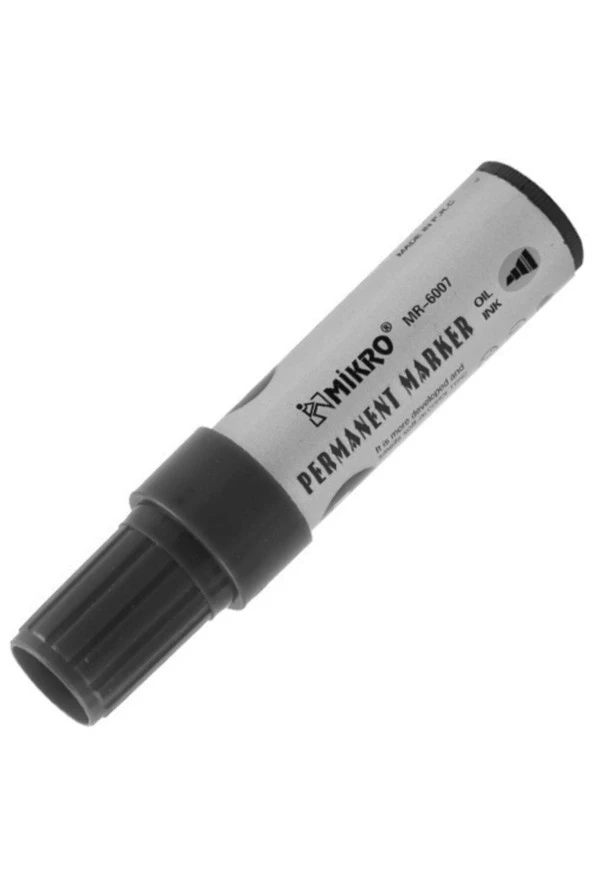 Mikro Markör Permanent Jumbo 7 MM Siyah (12 Li Paket)
