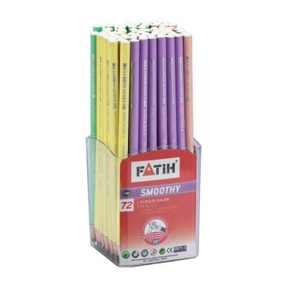 Fatih Kurşun Kalem Smoothy HB Kurşun Kalem (72 Li Paket)