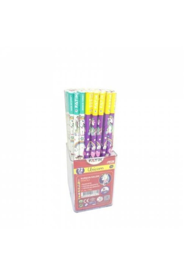 Fatih Kurşun Kalem Unicorn (72 Li Paket)