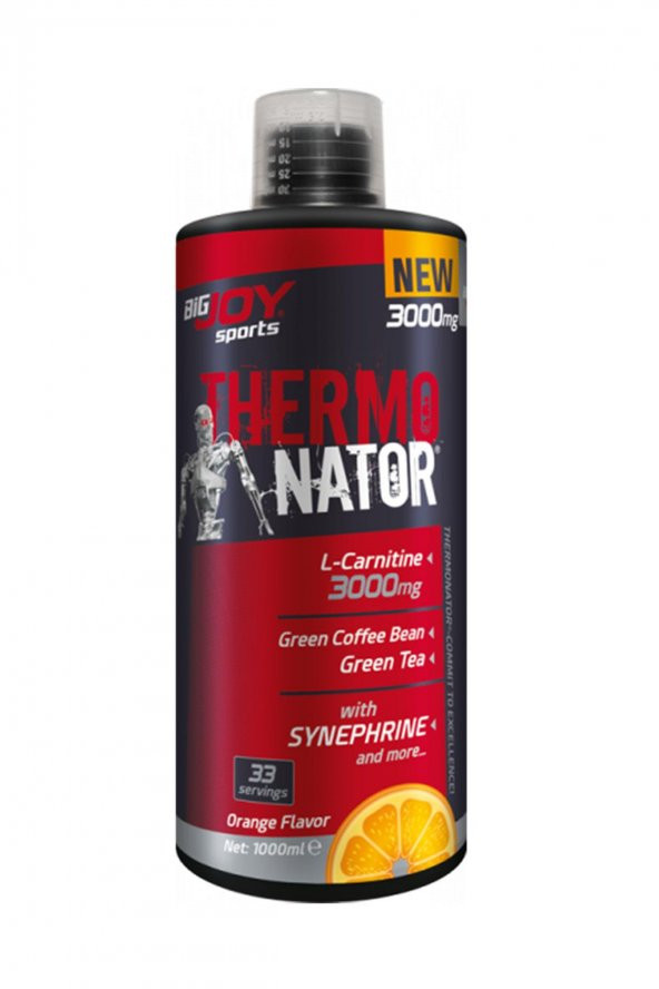 Bigjoy Sports Thermonator 3000 Mg Karnitin Sıvı Portakal 1000 ml