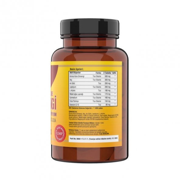 Ncs Saw Palmetto 120 Tablet Kırmızı Kore Ginseng 120 Tablet