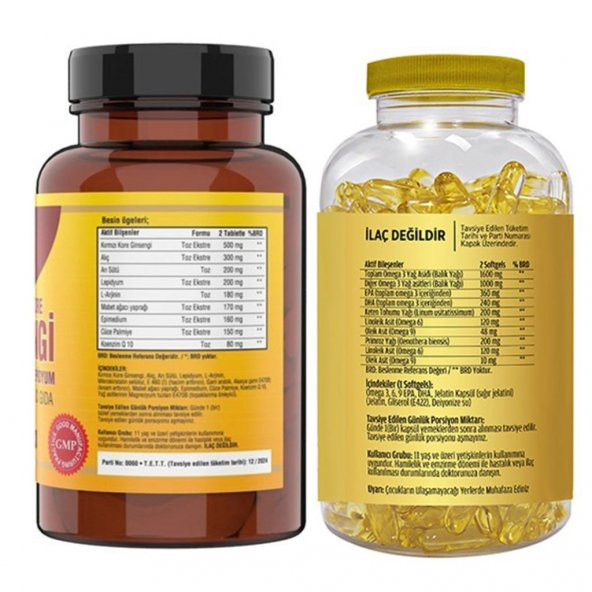 Ncs Korean Red Ginseng 120 Tablet &amp Flx Omega 3-6-9 90 Tablet - 2