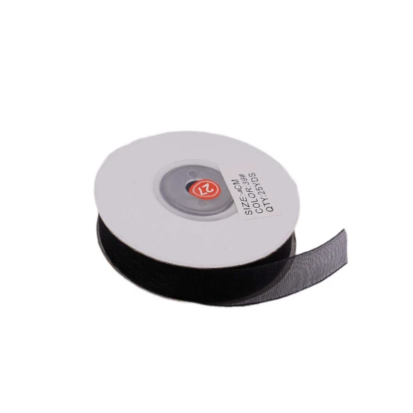Organze Kurdele 30 MM (22 Metre)  Siyah