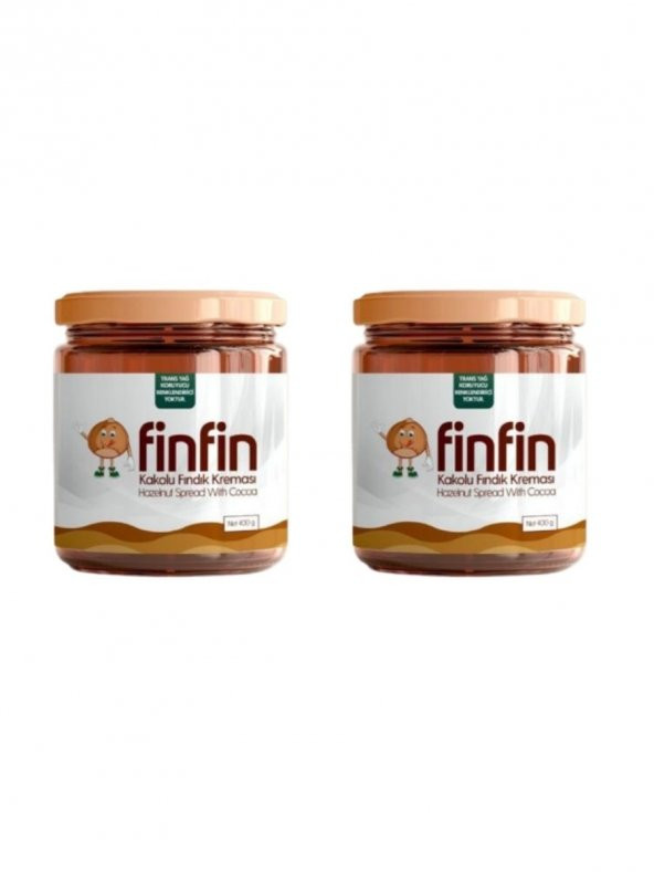 FinFin Kakaolu Fındık Kreması 400 G X 2 Adet