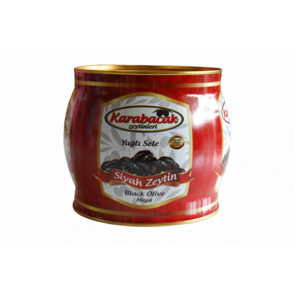 KARABACAK YAĞLI SELE SİYAH ZEYTİN MEGA 2 KG TENEKE - 3