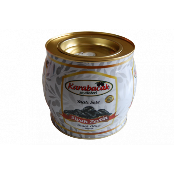 KARABACAK YAĞLI SELE SİYAH ZEYTİN SÜPER 2 KG TENEKE - 3