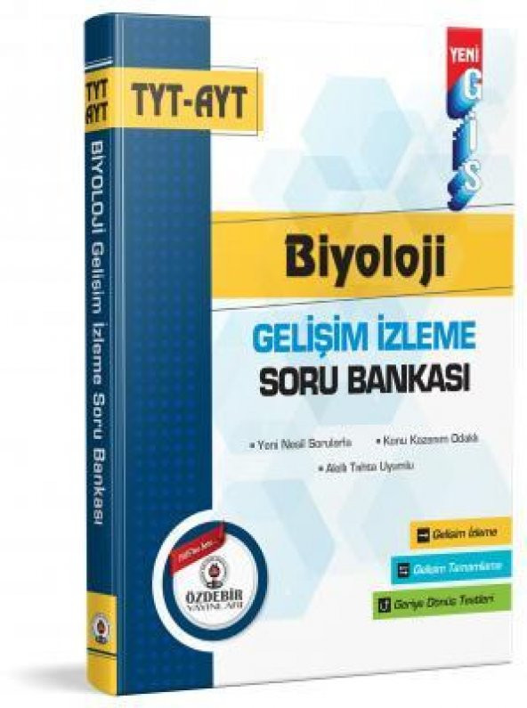 TYT AYT Biyoloji Gelişim İzleme Soru Bankası Özdebir Yayınları