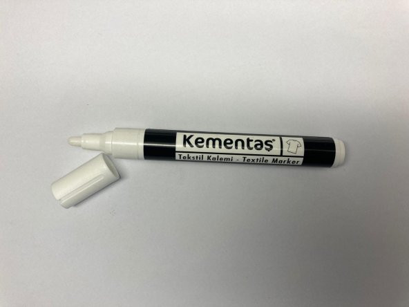 Kementaş Beyaz Tekstil Rötuş Kalemi - 2