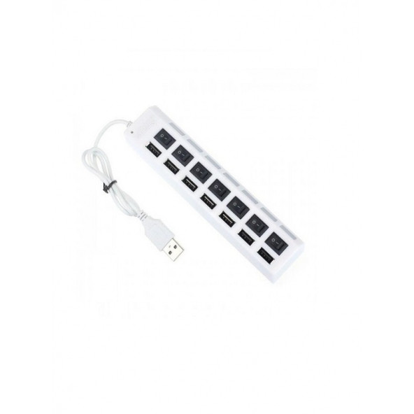 7 Port Usb Hub - On/Off Switch Işıklı - Usb Çoklayıcı - Chipli - 4