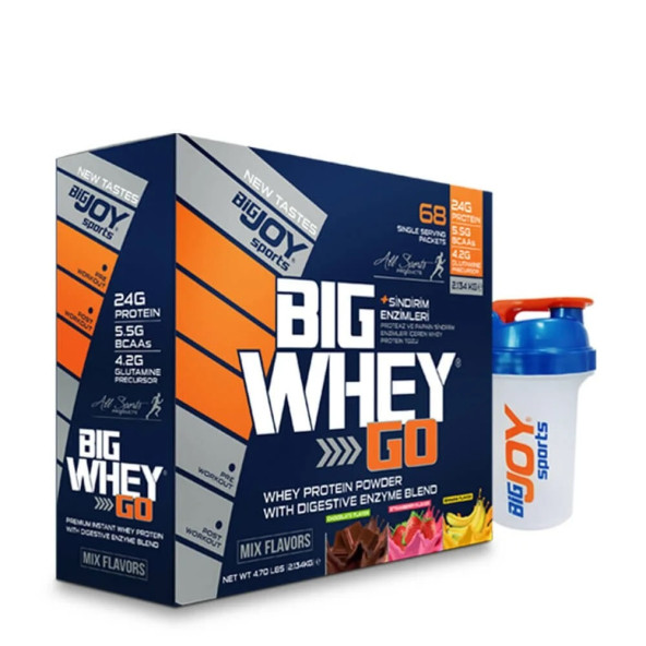 Bigjoy Sports Bigwheygo Whey Protein Tozu Mix (3 Aroma) 68 Paket