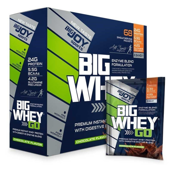 Bigjoy Sports Bigwheygo Whey Protein Tozu Çikolata Aroma 68 Paket