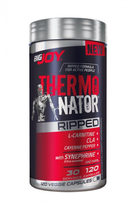 Bigjoy Sports Thermonator Ripped 120 Kapsül Kompleks Thermo