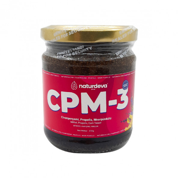 Naturdeva Cpm 3 230 Gr Bitkisel Karışımlı Macun (civanperçemi - Propolis - Meyan Kökü) MACUN017 - 3