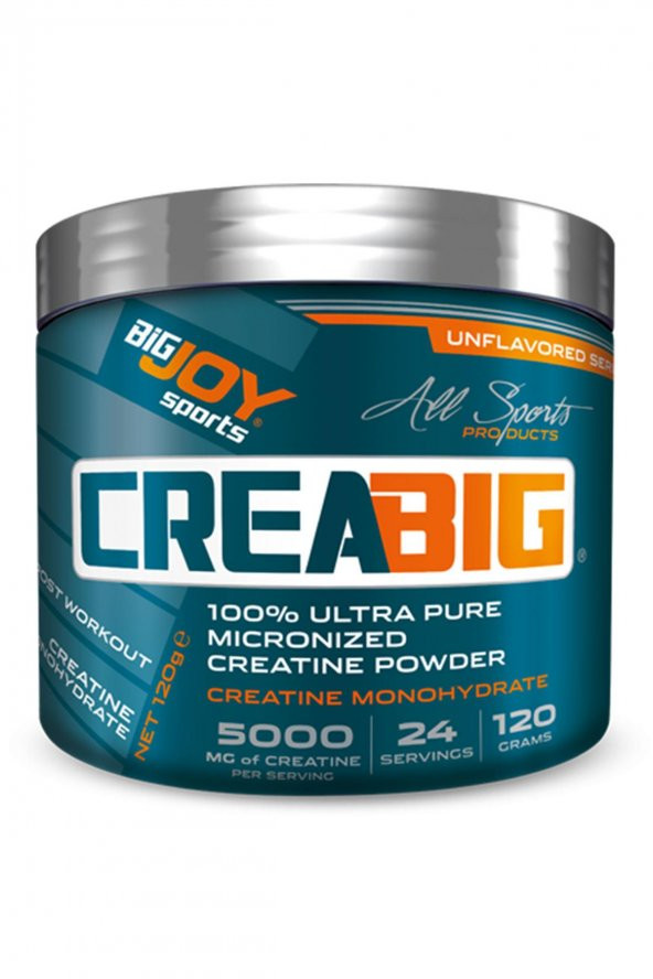 Bigjoy Sports CreaBig 120 Gr Micronized Creatine Powder Aromasız