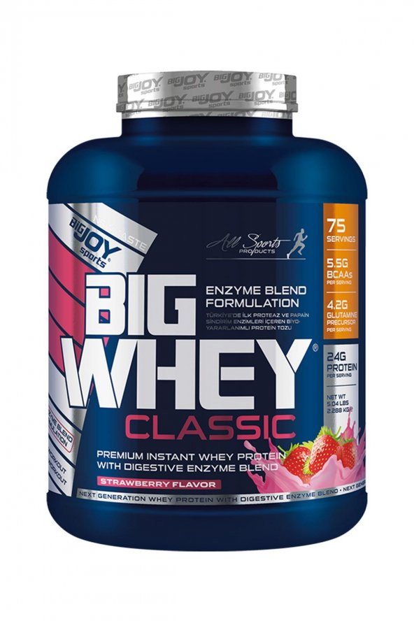 Bigjoy Sports Bigwhey 2288 gram 75 Servis Çilekli Whey Protein