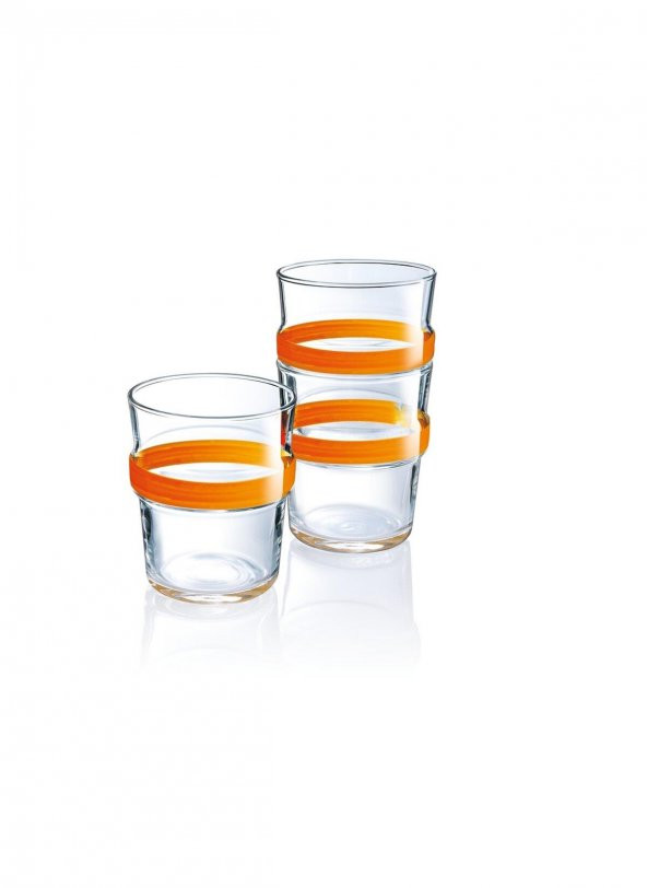 Luminarc Cadence Turuncu Su Bardağı 27 CL 6lı Set