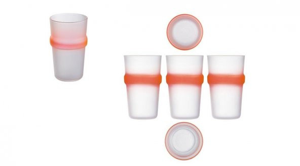 Luminarc Fluomania Turuncu Meşrubat Bardağı 32 CL 6lı Set - 2