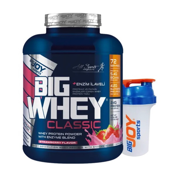 Bigjoy Sports 2288 gram 75 Servis Whey Protein Bigwhey Çilekli