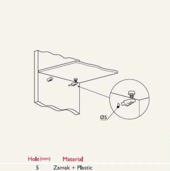 Vantuzlu Cam Raf Pimi - 3