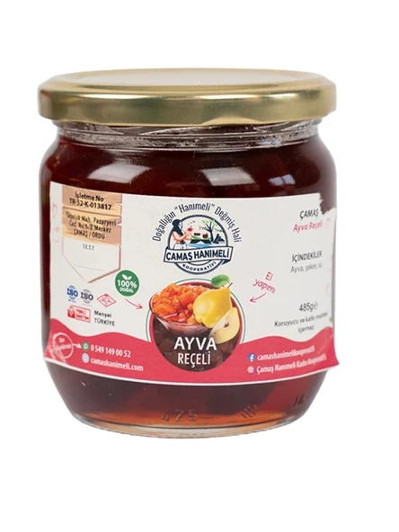 Ayva Reçeli 485 gr (Doğal-Ev Yapımı)
