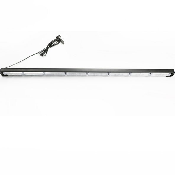 Çakar lamba 118 cm  8 led mavi-kırmızı-beyaz  12V / LAPA529 - 4