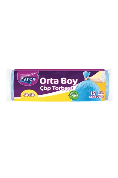 Parex Güçlü Çöp Torbası Orta Boy 10'lu Paket