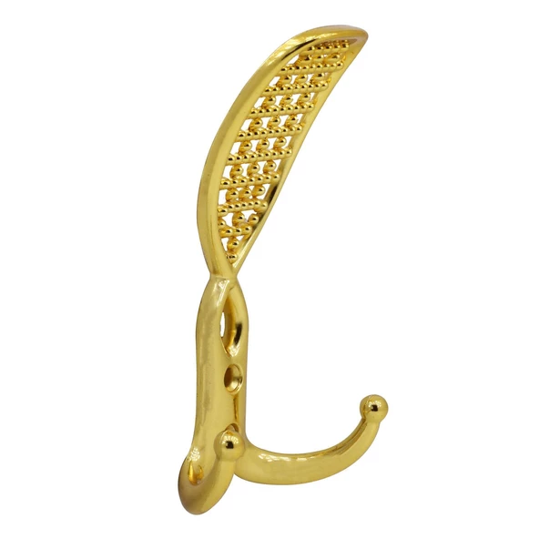 Osmanlı Portmanto Vestiyer Duvar Askısı Dolap Elbise Askılığı Gold (5 ADET) - Resim 2