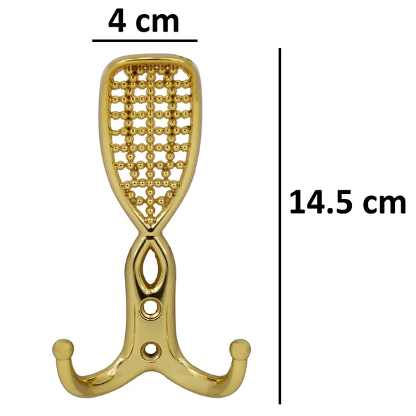 Osmanlı Portmanto Vestiyer Duvar Askısı Dolap Elbise Askılığı Gold (5 ADET) - Resim 3