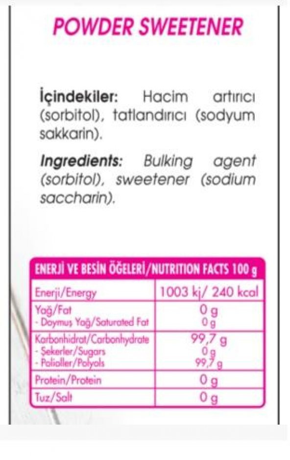 Takita Toz Tatlandırıcı 500 gr 2 Adet - Resim 3