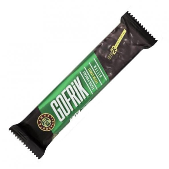 Kahve Dünyası Gofrik Antep Fıstık Ezmeli Bitter Çikolatalı Gofret 33 Gram