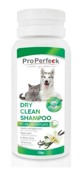 ProPerfeck Kedi Köpek Toz Şampuan Vanilya Kokulu ürün görseli 1