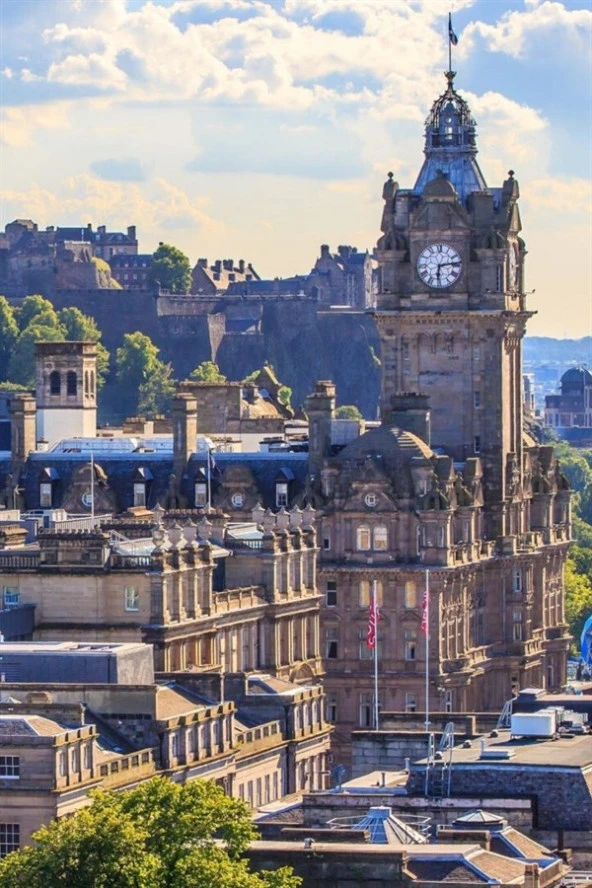 İskoçya Edinburgh Fresco Magnet - Resim 5