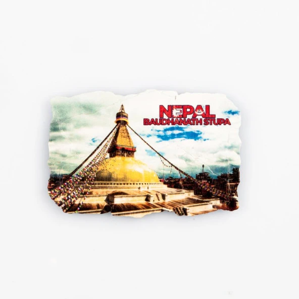 Nepal Boudhanath Stupa Fresco Magnet