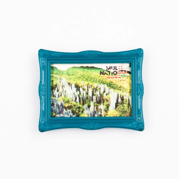 Malezya Temalı Ayaklı Çerçeveli Magnet - Resim 2