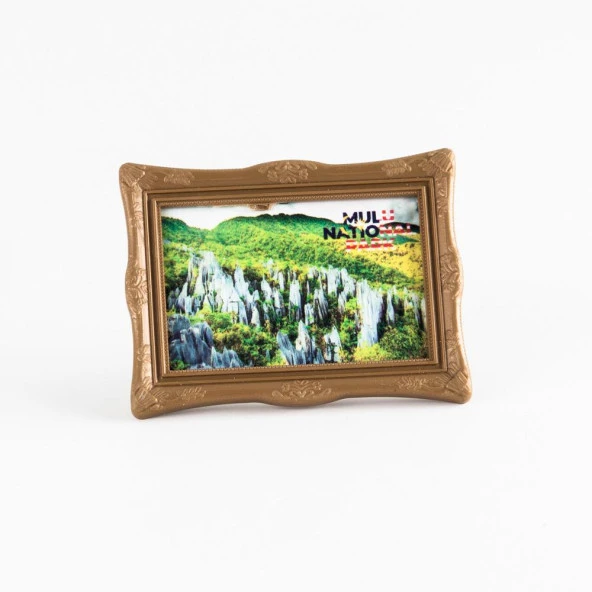 Malezya Temalı Ayaklı Çerçeveli Magnet - Resim 3