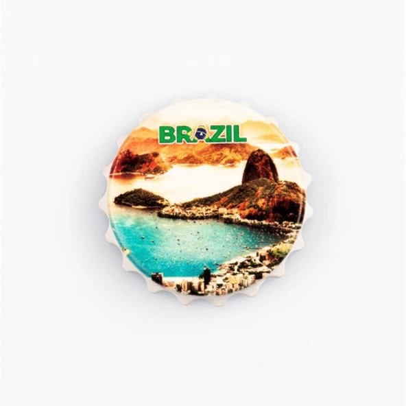 Brezilya Temalı Magnet Kapak Açacak ürün görseli