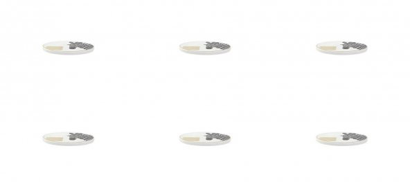 Porland Wild Life Zebra Bardak Altlığı 10cm 6lı 04ALM006624 - 2