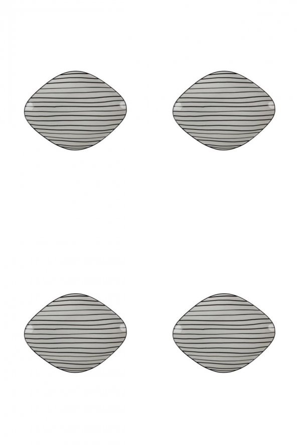 Porland Hope Düz Tabak 19cm 4lü