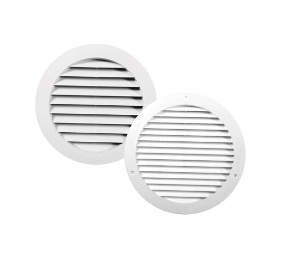 AFS Raksan 014 125 x Q105 Yuvarlak Kanala Bağlanabilir Yuvarlak Panjur - 3