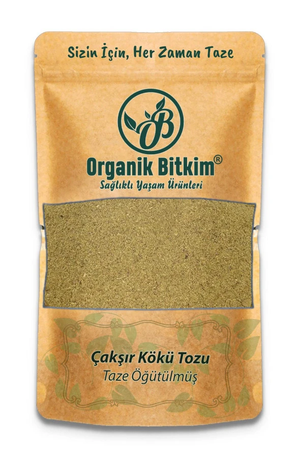 Organik Bitkim Çakşır Kökü Tozu (Öğütülmüş) 100 gr