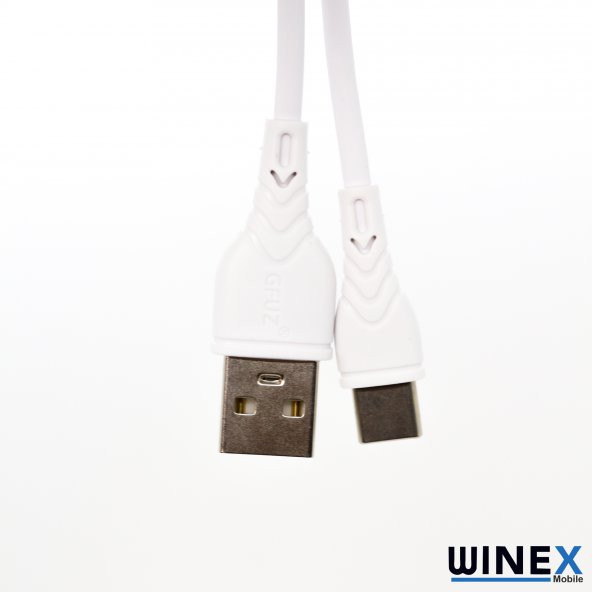 Winex CA60 USBA to Type-C Hızlı Data ve Şarj Kablosu 3A Beyaz - 2